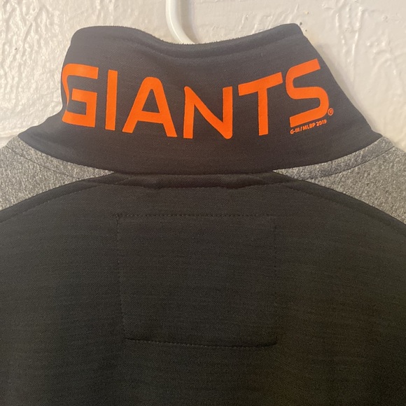 San Francisco Giants Sports by Carl Banks Men’s Black & Orange Full Zip Jacket - Picture 10 of 10